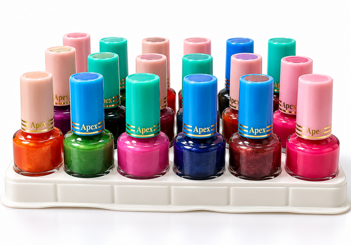 Apex Nail Polish – Multicolor Nail Paint Collection for Women & Girls (1 piece)