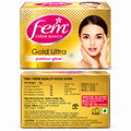 Fem Gold Ultra Crème Bleach 10g | Parlour Glow | Facial Bleach Kit for Radiant & Glowing Skin