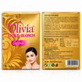 Olivia Gold Bleach Saffron 7.5g | No Added Ammonia | Golden Glow Facial Bleach Kit