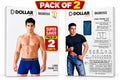 Dollar Man Bigboss Men's Long Trunk Underwear – Pack of 2