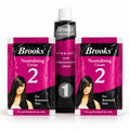 Brooks Hair Straightening Cream Kit – Neutralizing Cream No. 2 with Straightening Cream No. 1