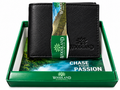 Woodland Premium Black Bi-Fold  Luxury Wallet for men